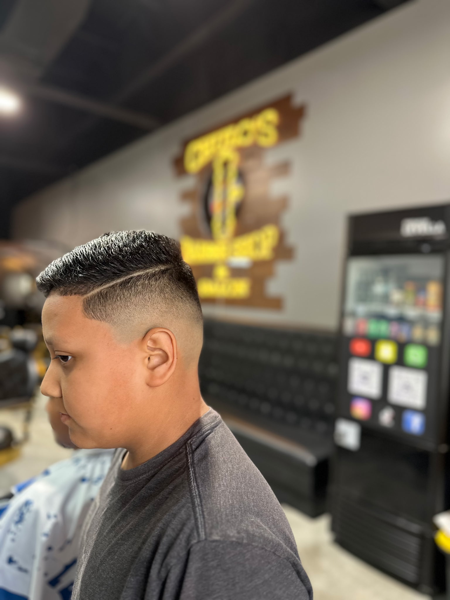 Chava Posadas at Chulo's Barbershop