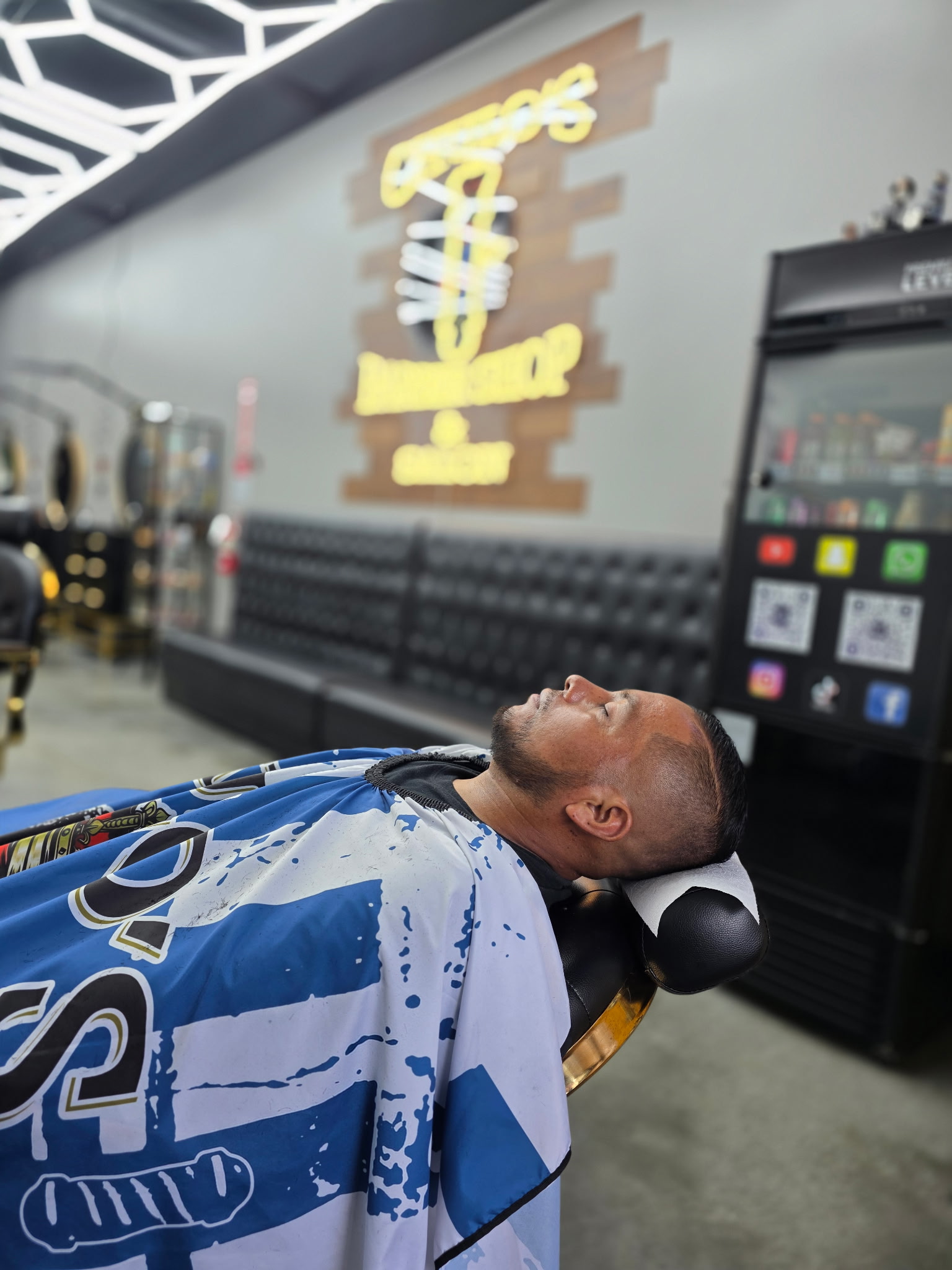 Fresh cut at Chulo's Barbershop